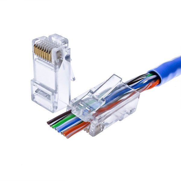 Conector RJ45 CAT5 Pasante
