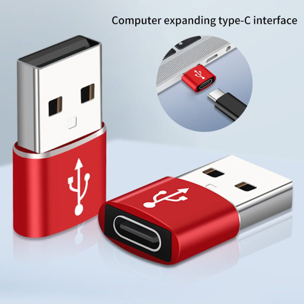 Adaptador USB macho a tipo C hembra