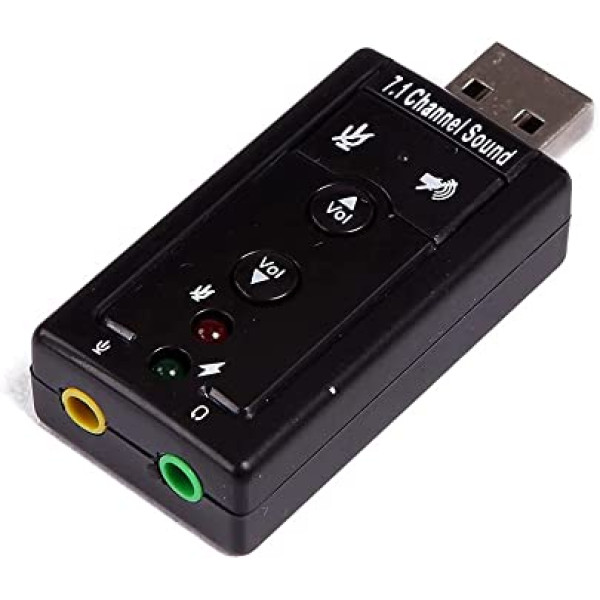 Adaptador de Audio USB 2.0 con control d...