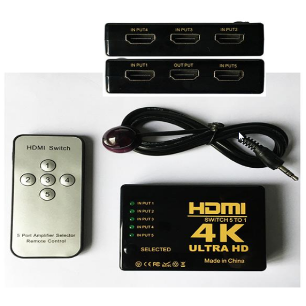 Switch HDMI 1 a 5 / ZO-MKL152