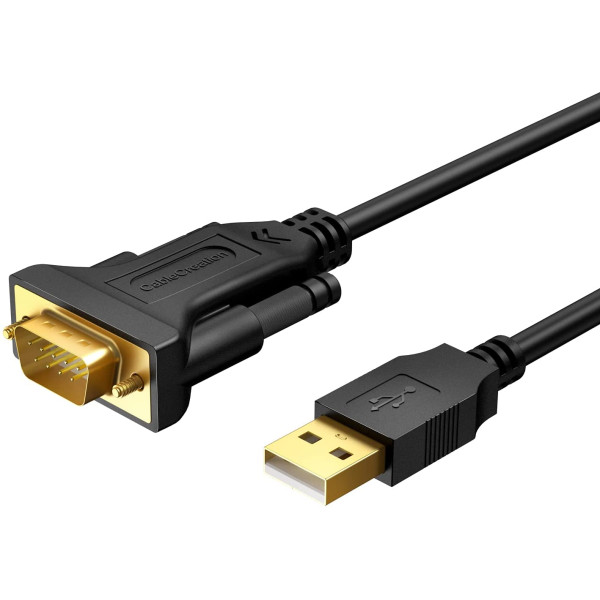 Adaptador USB a Serial RS-232 CableCreat...