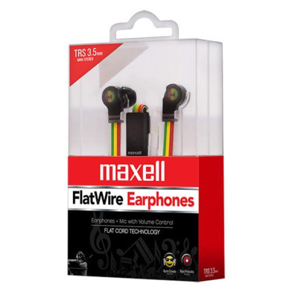 Audifonos Maxell FL-450 Flat Wire con control de volumen. 347309