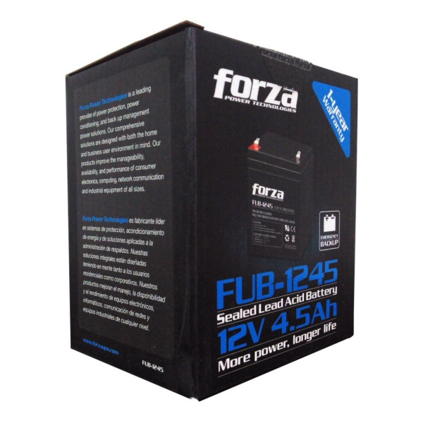 Bateria de UPS Forza FUB-1245 Recargable 12V 4.5Ah