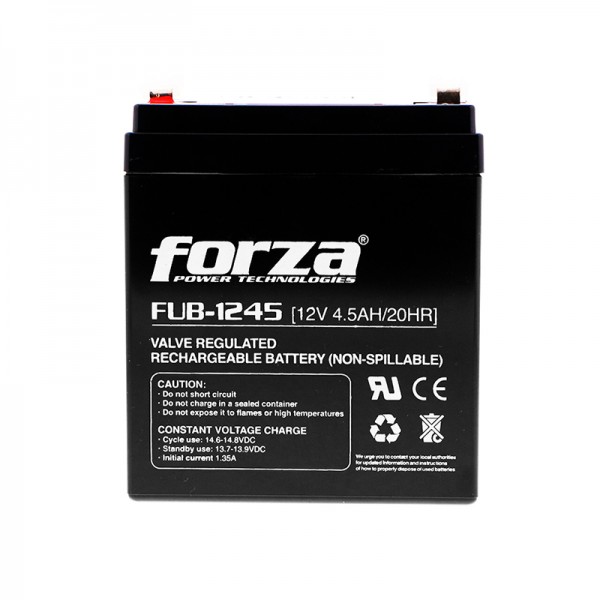 Bateria de UPS Forza FUB-1245 Recargable 12V 4.5Ah