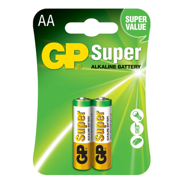 Bateria 1.5V AA GP15A-2UE2 / 2 pack