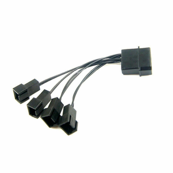 Cable Molex to 4 Fan Power Adapter
