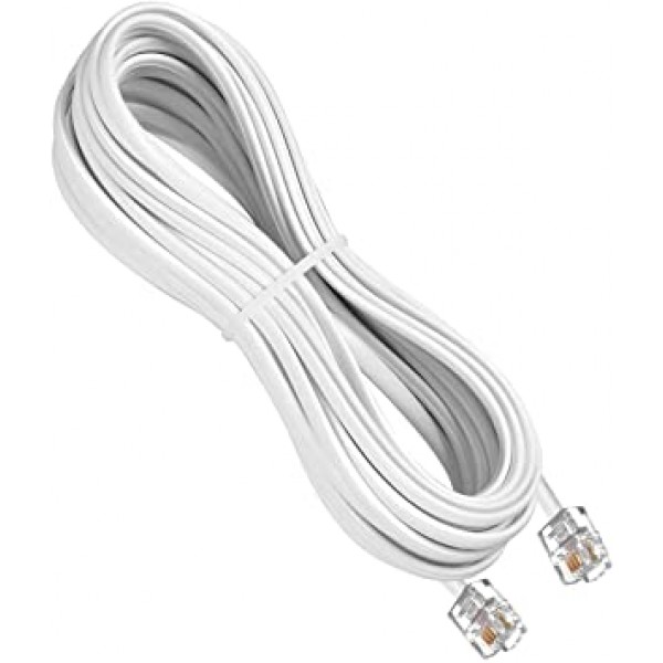 Cable de telefono 2 linea 2m