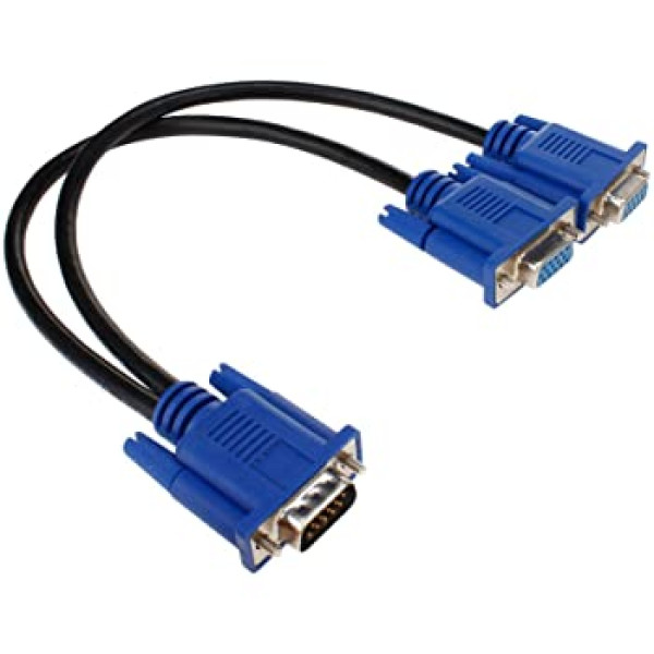 Cable VGA Y 1 a 2