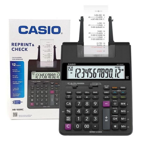 Sumadora Casio HR-100RC