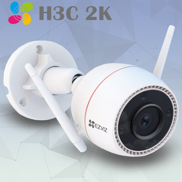 Camara IP EZVIZ H3c resolucion 2K/ night vision color / sonido bidireccional / intemperie / hasta 512gb