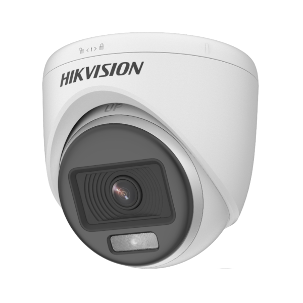 Camara de Vigilancia Hikvision DS-2CE70DF0T-PF /2MP Color Vu 2mp 1080P Domo 2.8mm 20m  /Water resistant /24/7 Color  dia y noche
