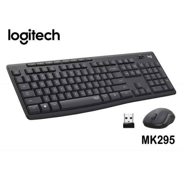 Combo de Teclado y Mouse Inalambrico Log...