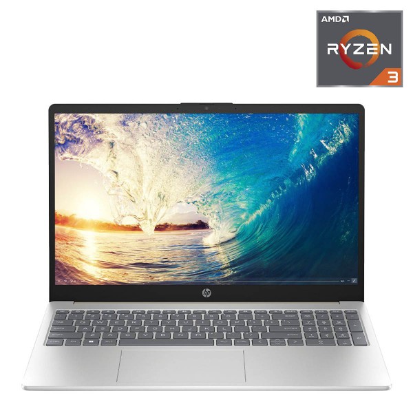 Laptop HP 15-fc0043la AMD Ryzen 3 7320U/ 8GB DDR5/ SSD 512GB/ LED 15.6/ Webcam/ Wifi/ Win11 Home / Mochila / Eset Home Security
