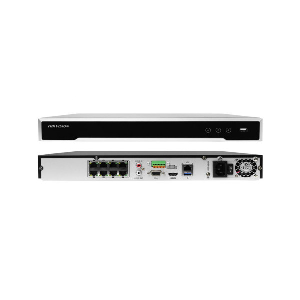 NVR HIKVision DS-7608NI-Q2-8P 8PT POE 4K H.265+ 8PM HDMI/VGA / Soporta 2 HDD