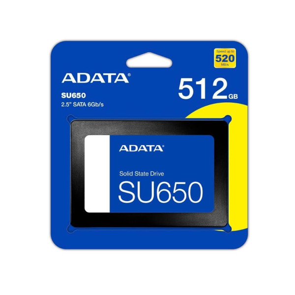 Disco Duro ADATA SU650 SSD 512GB 2.5 SATA