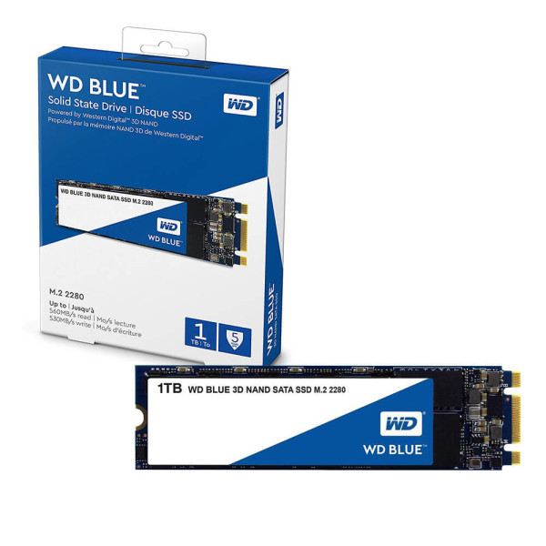 Disco SSD M.2 WD Blue 3D NAND SATA  2280 1TB 