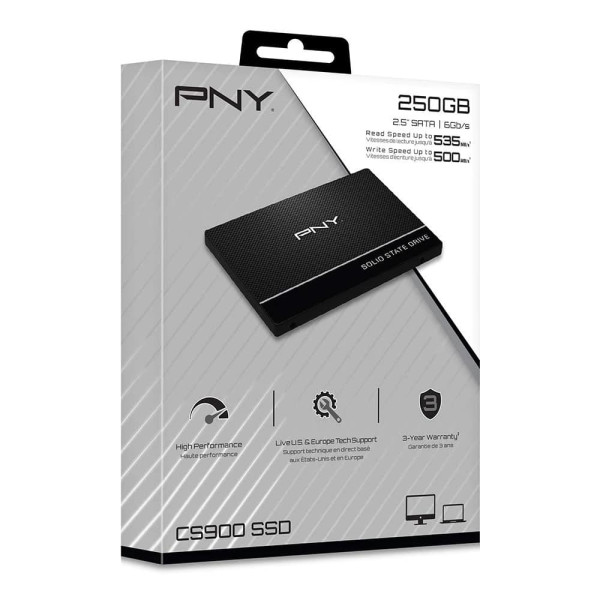 Disco Duro SSD PNY 250GB 2.5 SATA 3 CS90...