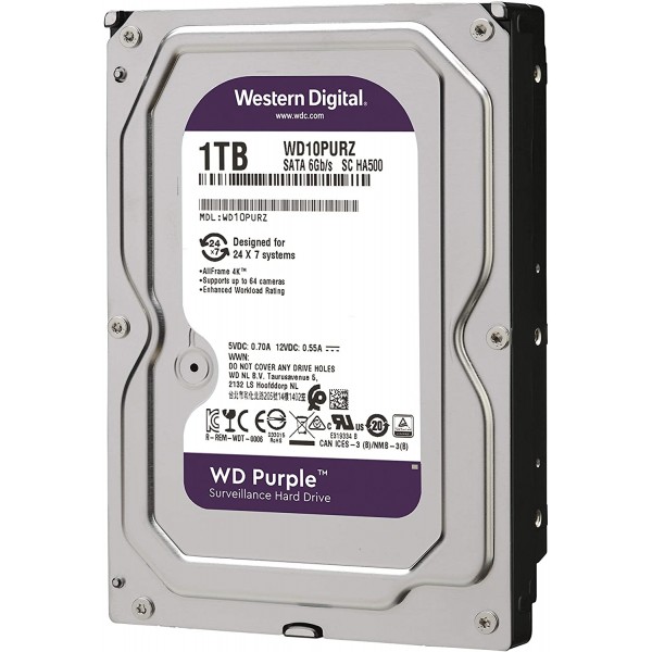 Disco Duro Western Digital SATA 1TB Surveillance