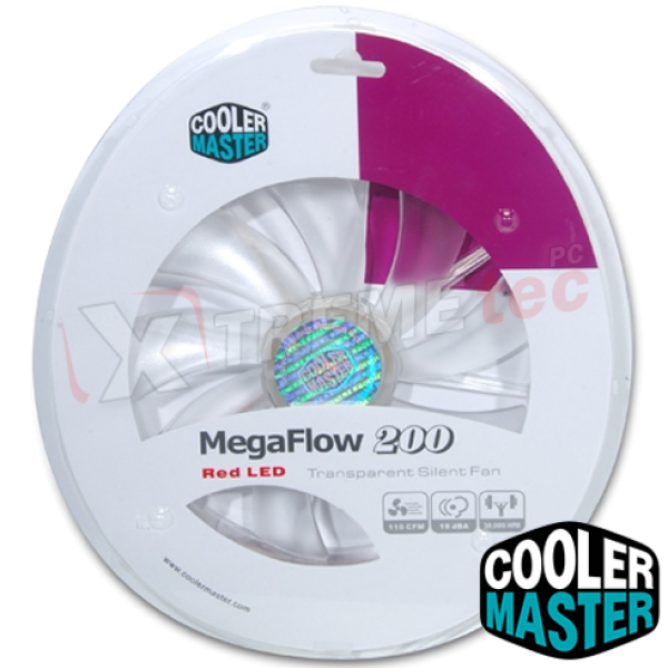 Case Fan Cooler Cooler Master MegaFlow 200 - Sleeve Bearing 200mm LED Silent