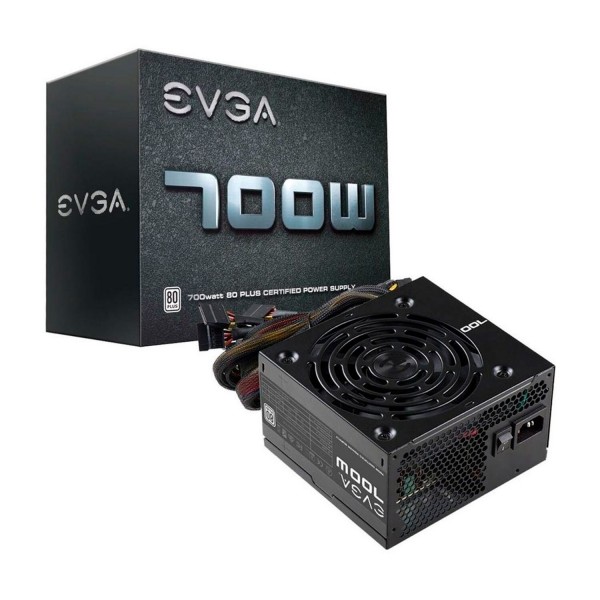 Fuente de Poder EVGA 700W 24 Pines ATX Conectores 2x4+4 pin, 4x6+2, PCI-Express, 9x SATA, 80 Plus