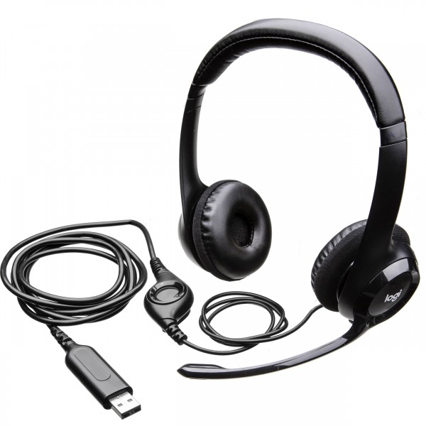 Headset Logitech H390  / Microfono con Cancelacion de Ruido / Control para Ajustar el Volumen / Conexion USB