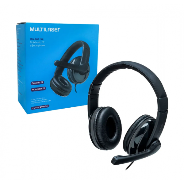 Headset Multilaser P2 / 3.5mm