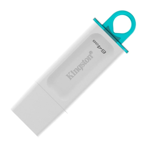 Memoria USB Kingston Data Traveler Exodia 64GB USB3.2/ Blanco