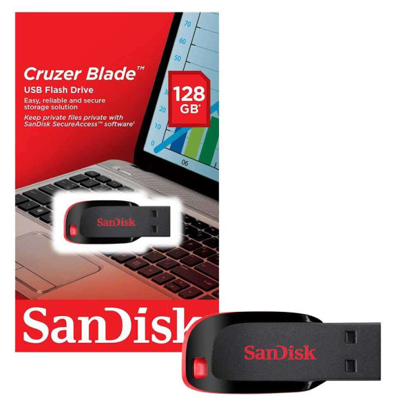 Memoria USB SanDisk 128GB Cruzer Blade