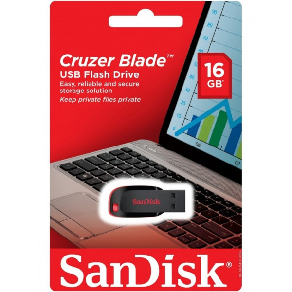 Memoria USB SanDisk 16GB Cruzer Blade