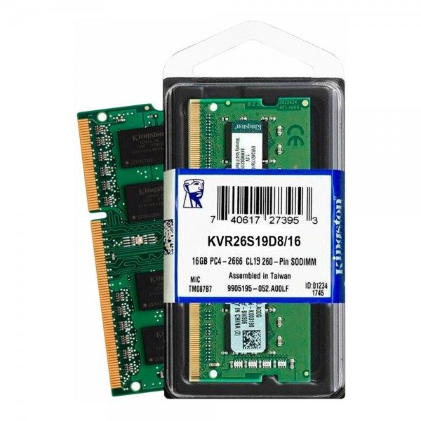 Memoria Kingston 16GB DDR4-2666Mhz Sodimm Notebook