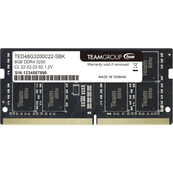 Memoria TEAMGROUP 8GB DDR4-3200Mhz Sodimm