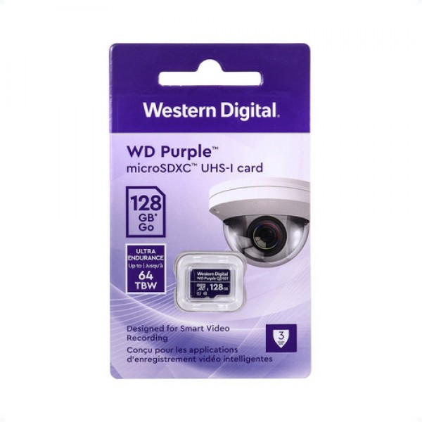 Micro SD HC UHS-I Western Digital surveillance 128Gb 