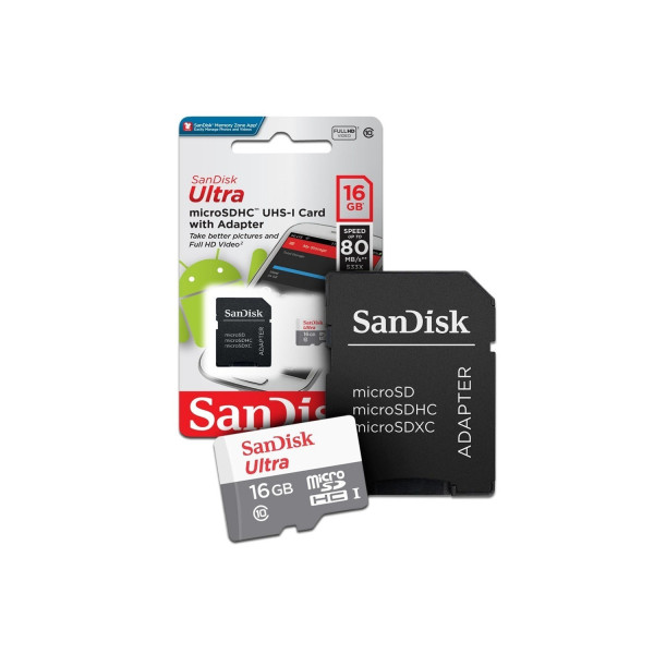 Micro Sd Sandisk 16gb 80MB/s