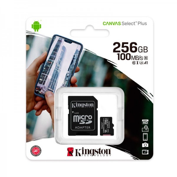 Memory Card Micro SDXC Kingston 256GB Ca...