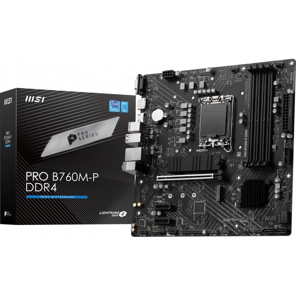 Motherboard MSI Pro B760M-P DDR4/ Intel ...