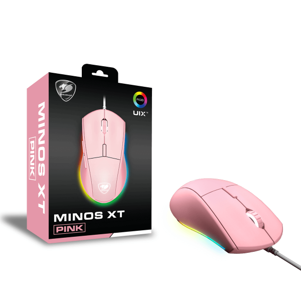 Mouse Gaming Cougar Minos XT Pink