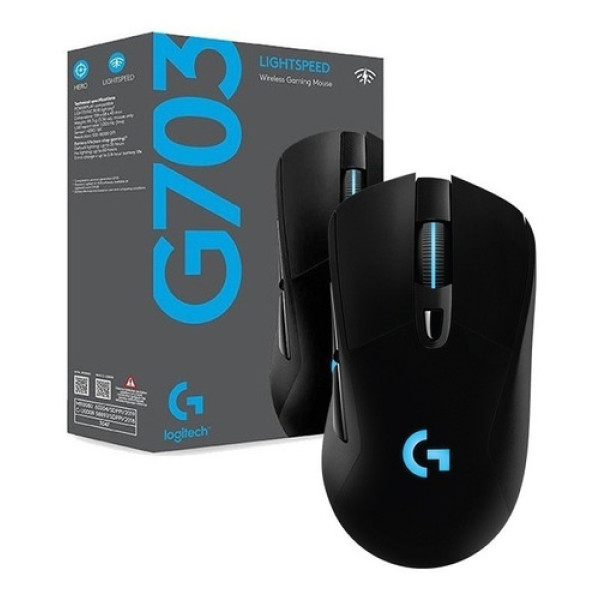 Mouse Optico Logitech G703 Hero Gaming U...