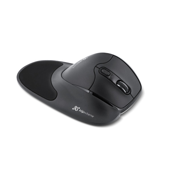 Mouse inalambrico KlipX KMW-750 Flexor ergonomico semi vertical