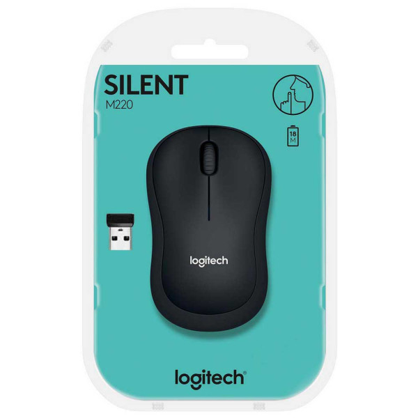 Mouse Inalambrico Logitech Silent M220 2...