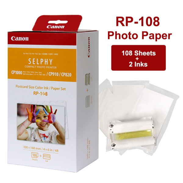 Papel Fotografico Canon RP-108 para Selphy CP1500