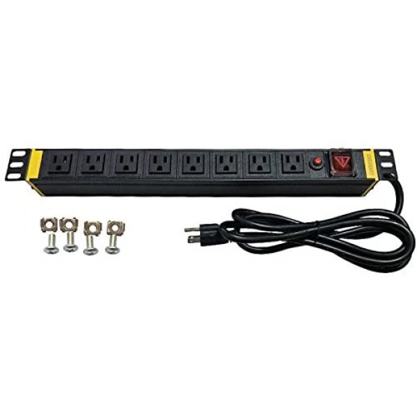 PDU Regleta para Rack DNV de 8 Salidas +...