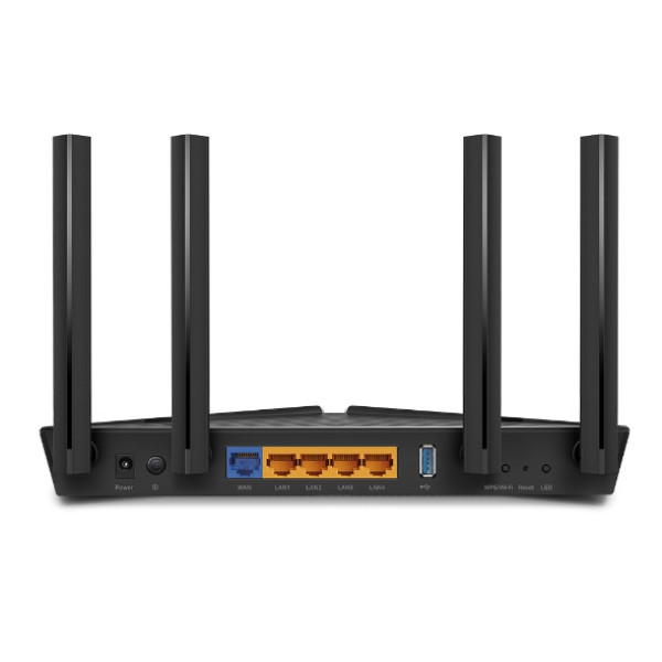 Router TP-Link AX3000  Next-Gen Archer AX50 / WI-FI router 6 / dual band / 2402 Mbps (5Ghz) + 574 Mbps (2.4Ghz) / 4 antenas