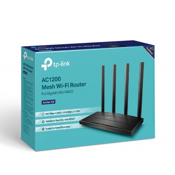 Router Inalambrico TP-Link Archer C6 AC1...