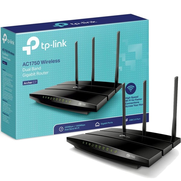 Router Inalambrico TP-Link Archer C7 AC1750 Wireless Dual Band Gigabit Router IPv6