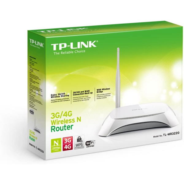 Router Inhalambrico TP-Link TL-MR3420 300 Mbps  Lite N 3G/4G USB Modem
