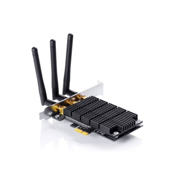 Tarjeta TP-Link Archer T8E AC1750 PCI-Express dual band 5Ghz: 1300Mbps + 2.4Ghz: 600Mbps)