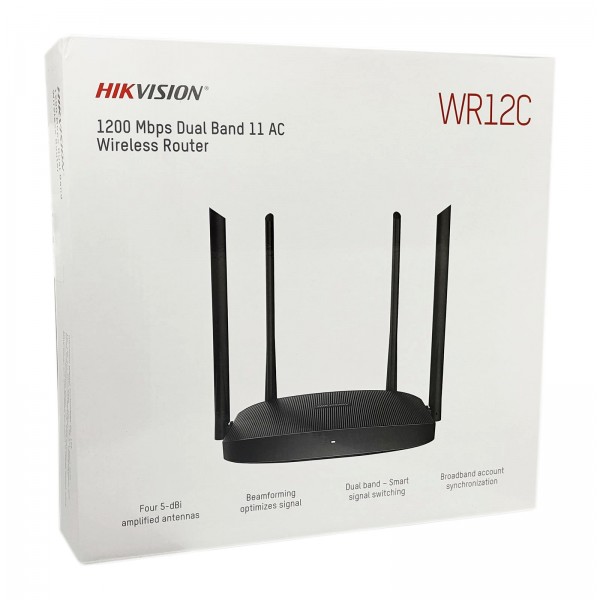 Router Hikvision DS-3WR12C / Dual Band / 10/100 / AC 12001Mbps / 2.4 ...