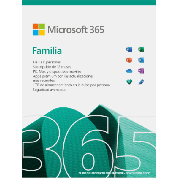 Licencia Microsoft Office 365 Familia Li...