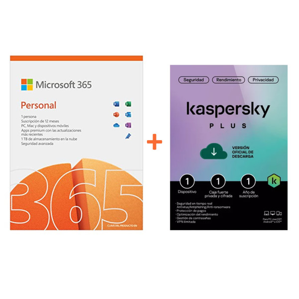 Kit Microsoft Office 365 Personal Suscri...