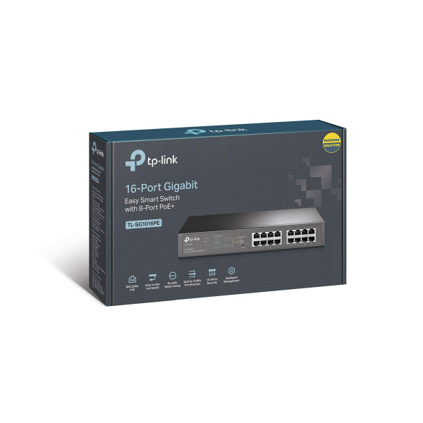 Switch TP-Link TL-SG1016PE 16 Puerto Gig...